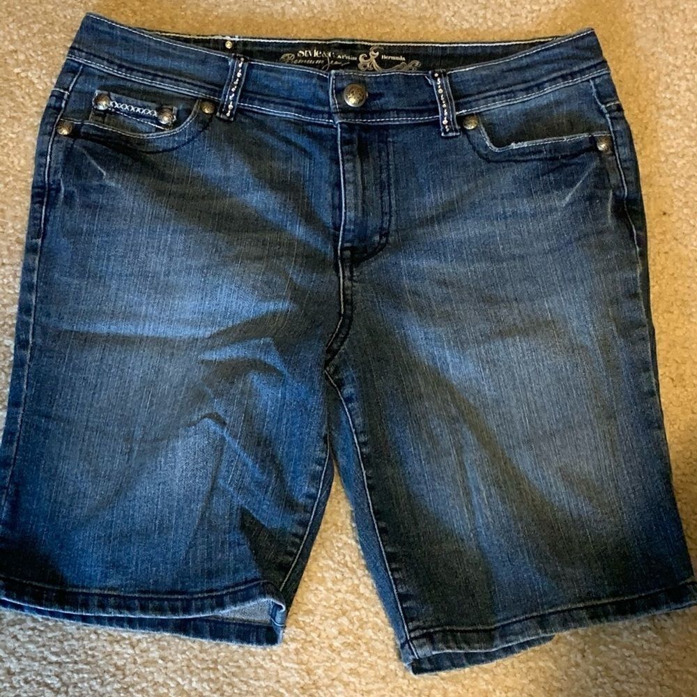 Style & Co. Bermuda jean shorts